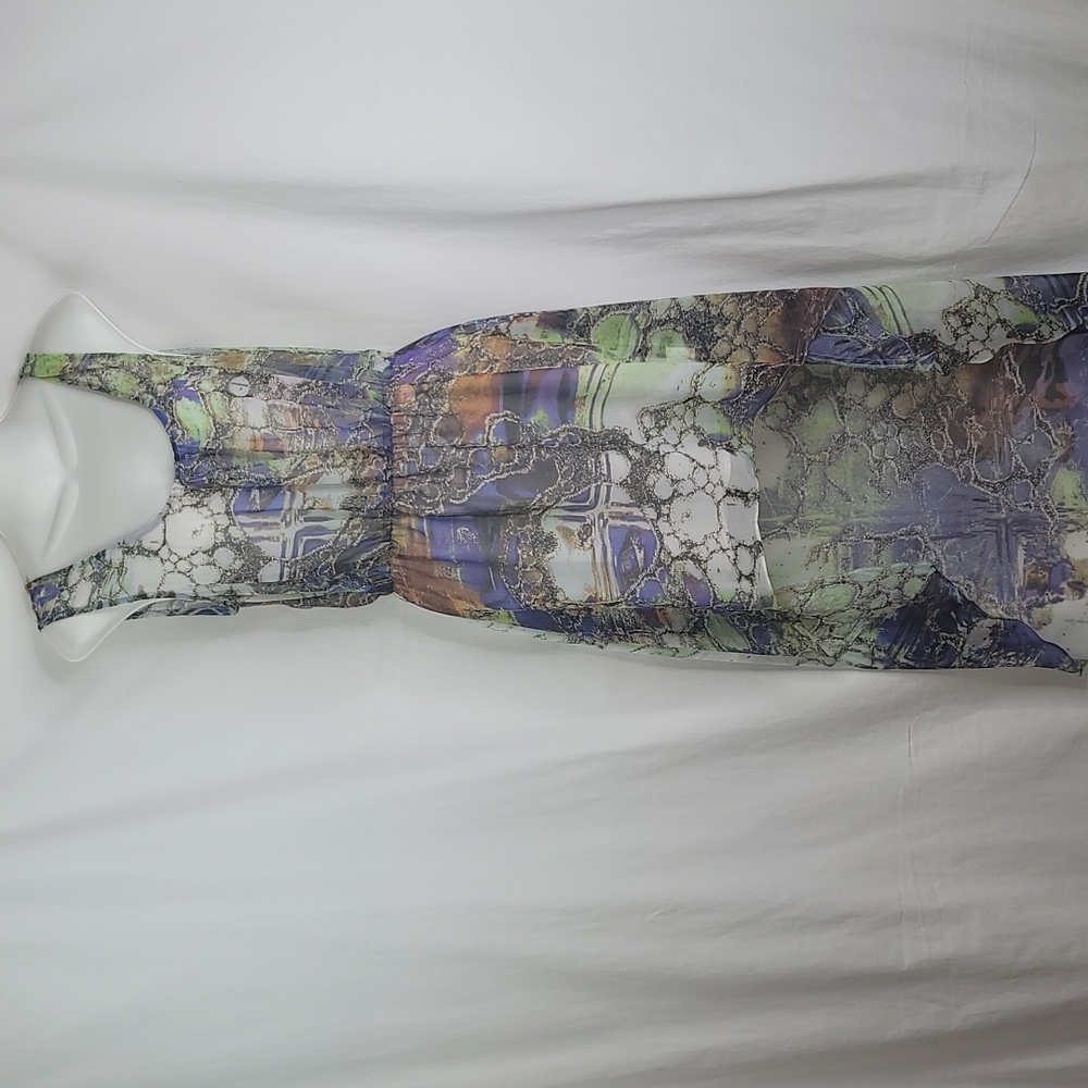 Foreign Exchange hi low sleeveless dress sz Med